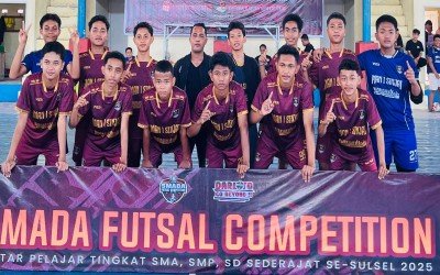 MAN 1 Sinjai Melaju ke Semifinal SMADA Futsal Competition Usai Tundukkan SMAN 6 Bone