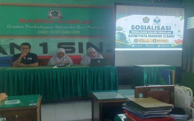 Matangkan Persiapan, MAN 1 Sinjai Gelar Sosialisasi Calon Sekolah Adiwiyata Mandiri