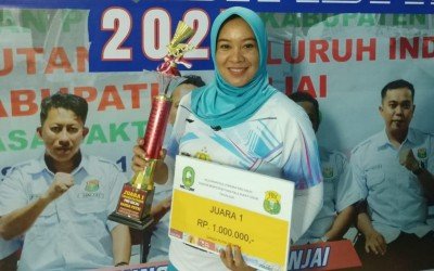 PTK MAN 1 Sinjai, Raih Juara 1 Ganda Putri Kejuaraan Bulutangkis PBSI Sinjai